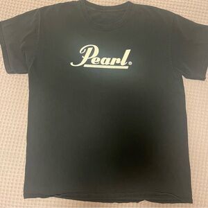 Vintage Black Pearl Drums Tshirt 2sided
